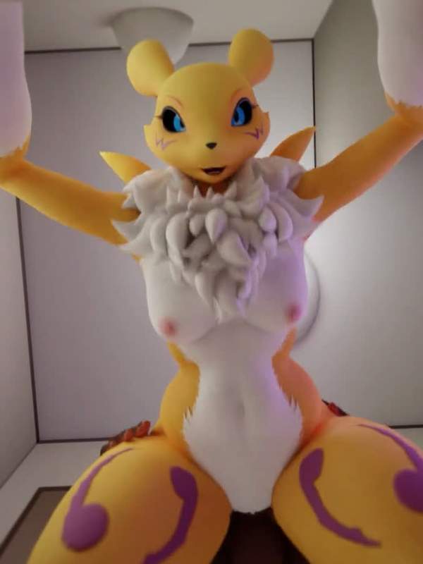 Renamon wird von hinten gefickt - Hentai