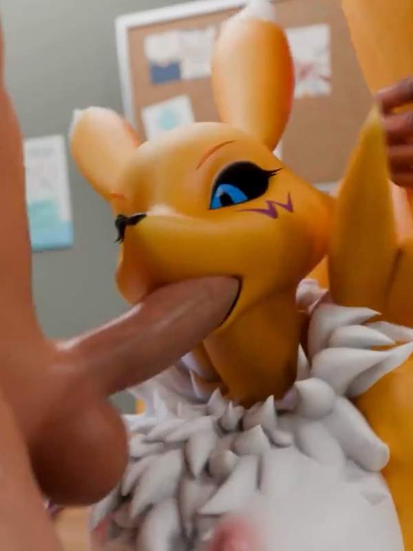 Renamon - ein dreier mit dem Digimon